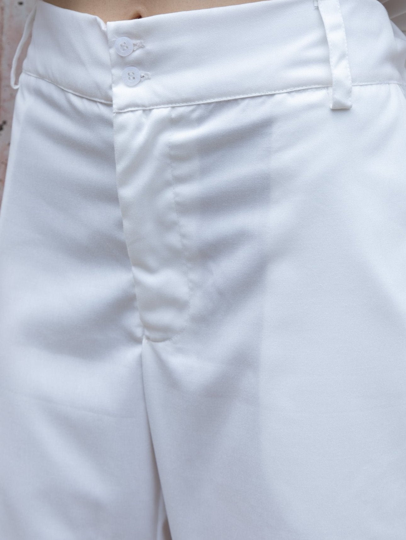 PEHLĀ / IVORY/ Cuffed Trousers