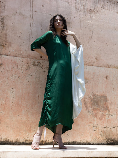 ȚĪJĀ / REVERSE / Draped Dress