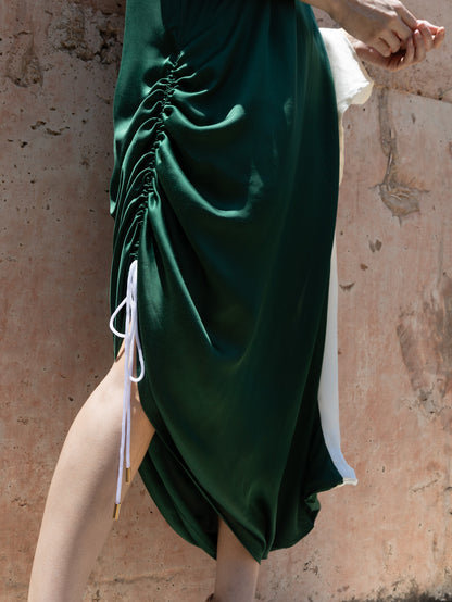 ȚĪJĀ / REVERSE / Draped Dress