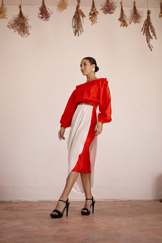 CHAUTHĀ / Draped Skirt